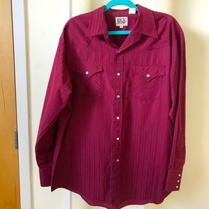 Vintage Ely Cattleman XL western shirt